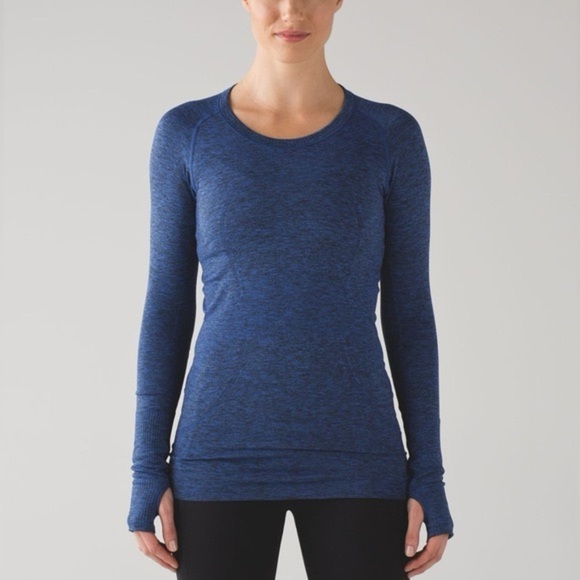lululemon athletica Tops - Lululemon Swiftly Tech Long Sleeve Crew Sz 4 Athletic Workout Athleisure Gym Run